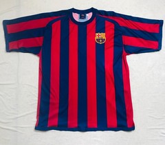 Vintage FC Barcelona Messi #30 Official Product Football Shirt Jersey XL Rare Y2