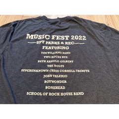 District Perfect Tri UP Music Fest 2022 T-Shirt Mens Medium Grey Concert Tee