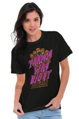 Bad Guy Was Right Funny Nerdy Comic Villain Adult Short Sleeve Crewneck Tee
