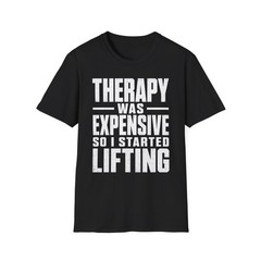 Funny Workout Gym T-Shirt Powerlifting Bodybuilding Activewear Motivational Tee