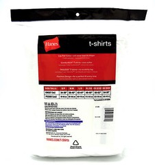 14 Hanes White Small S 34-36 Crew Neck T-Shirts Tagless ComfortSoft P 85-90 CM