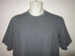 TRAVIS MATHEW SCENIC VISTA Performance Active Tee T-Shirt Heather Grey Sz L