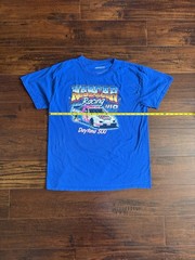 Nascar daytona 500 racing tee size L measurements pictured