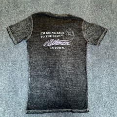 Cathouse Hollywood T-Shirt Mens Small Black Acid Wash Riki & Taimes World Famous