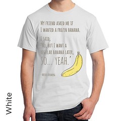 Mitch Hedberg T-Shirt Frozen Banana Comedian Comedy Arrested Development 372