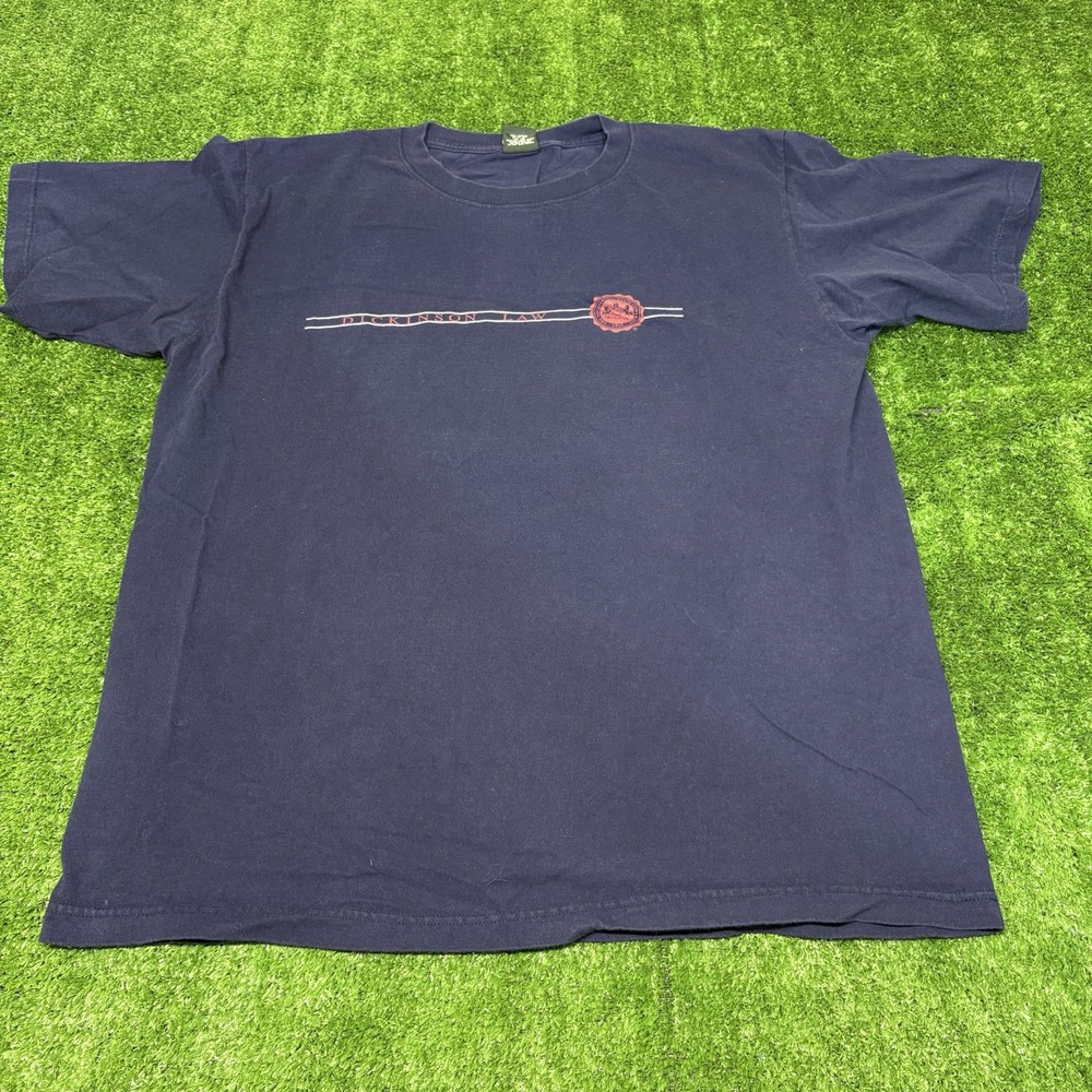 Mens Vintage MV Sport Pennsylvania State Dickinson Law T-Shirt Blue Size XL