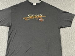 Harley Davidson Sturgis South Dakota Shirt 3XL Dark Gray Waterfall Deer 2011