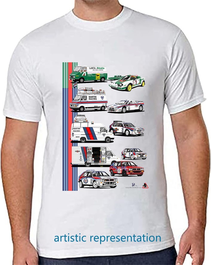 Lancia Rally (Stratos, 037, Delta) Car Art T Shirt