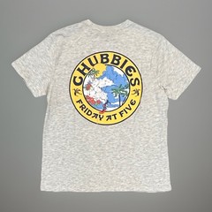 Chubbies The Seal Of Approval Non Pocket Graphic Tee, Gray, Men’s Large, New