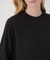 Pact Women’s Airplane Black Long Sleeve Poncho Top X-Small/Small Outerwear