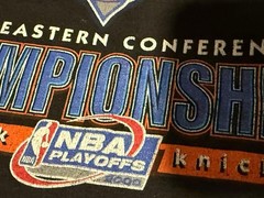 Vintage 2000 Champion New York Knicks XL Eastern Conference Championship T-Shirt