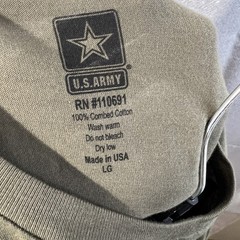 U.S. Army T-Shirt Men’s Large Green Soldier’s Creed Army Strong Never Quit USA