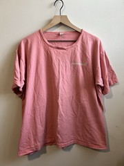 Vintage Walmart Pink Short Sleeve Shirt Anvil Tag XL
