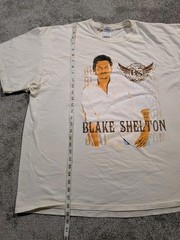 Blake Shelton Pure BS Tour T-Shirt – Ivory Color Size 2XL