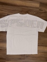 Sp5der Men’s T-Shirt White Size Medium Rhinestone Spider Web Brand New