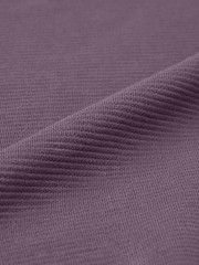 Kung Fu Panda Embroidery Details Oversized T-Shirt Purple – Textured Fabric 2026