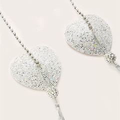 1Pc Body Chain With Nipple Covers Comfortable Stretchy Everyday Soft