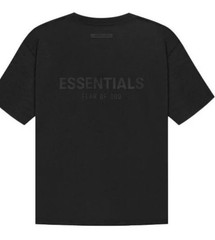 NEW Fear of God Essentials T-Shirt Black Stretch Limo Size Extra Small XS