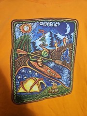 Vintage 90s Reeds Outfitters Nature Hiking Camping Outdoor Art Tee T Shirt XL