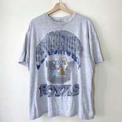 Vintage 80’s Georgetown Hoyas NCAA Single Stitch Grey Tee Shirt – XL