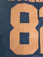 Headgear Classics Napoleon Dynamite Uncle Rico Jersey L 2004 Blue #82 Jon Gries