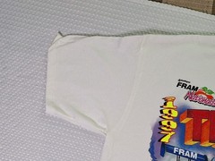 Vintage 1997 Fram Nationals Racing Track Atlanta Georgia T-shirt Size XL Oneita