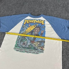 Rare Pennywise Band Surfrider Foundation Concert Raglan Graphic Tshirt Size L