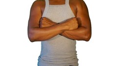 Mens G unit style Johnson square top tank top
