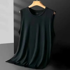 2026 Men’s Ice Silk Mesh Vest Lightweight Sports Summer Wear Sleeveless T-shirt