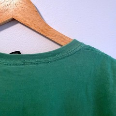 Polo by Ralph Lauren Shirt Mens M Green Short Sleeve Crewneck Tee Distressed