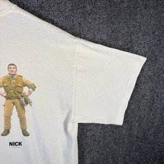 Vintage Nissan Shirt Mens Large White 90s Car Brand Promo Dolls Barbie Desantis