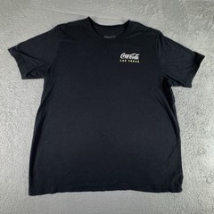 Coca Cola Shirt D Lab Collection Las Vegas Coke Graphic Tee Mens XXL 2XL Black