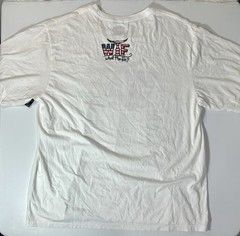 NWT What The Fin Shirt Mens XXL White American Flag Whale Patriotic Fishing Tee
