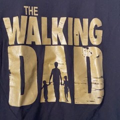 Tee Mens The Walking Dad T-Shirt Sz M