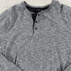 Marc Anthony Mens Size XL Slim Fit Long Sleeve Henley Shirt Pack Of 2 Snap