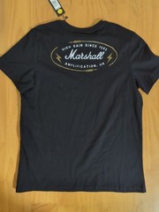 Marshall Amplification Men’s Black Medium T-Shirt Officially Licensed High Gain