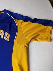 Milwaukee Brewers shirt Mens Medium MLB Baseball imperfections as pictured