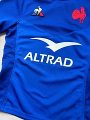 France Rugby Jersey Le Coq Sportif Altrad Shirt Blue⁠ Graphic Tee size S