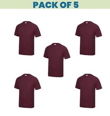 Pack 5 & 3 Just Cool AWDis T-Shirt Plain Casual Wear stag do hen Unisex JC001