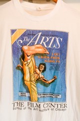 Vintage 1985 Kung Fu Movie T Shirt Screen Stars Chicago Art Institute 80s USA XL