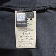 FENDI Logo Silk T Shirt Black FY0936 ABQS Size L 72cm 28.35in Luxury Menswear