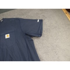 Carhartt Force Mens XL Relaxed Fit Pocket T-Shirt Navy Blue Short Sleeve Work Te