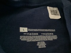 Michigan Espionage Video Dept Michigan navy t shirt sz L large NWT