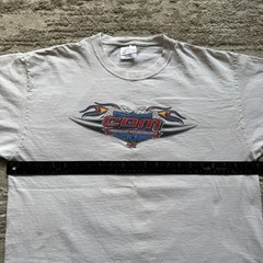 Vintage CDM Dirt Motorsports Tee Men’s XL Racing Dirt Track White 2013 Race Car