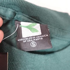 Diadora Shirt Mens Small Green Soccer Logo Outdoor Sports Exercise Gym Run New