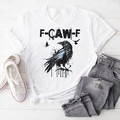 Black Crow, F-Caw-F Funny Black Bird T-Shirt For Men Women