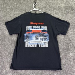 Fruit Of The Loom Shirt Mens Large Black Snap-on Tool Every Tech Mechanic Tee