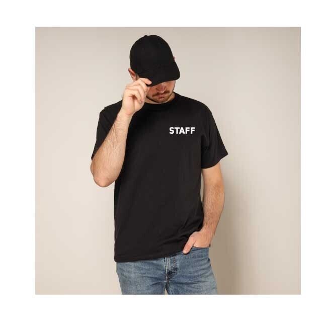 100% COTTON STAFF T-SHIRT Tshirt Jersey T-Shirt