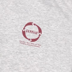 VTG Y2K J.A.N.N.A.F. “Yes its Rocket Science” Space Research (L) Gray T-Shirt