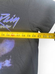 Prince Purple Rain Graphic T-Shirt Black Prince and the Revolution Tee Size L
